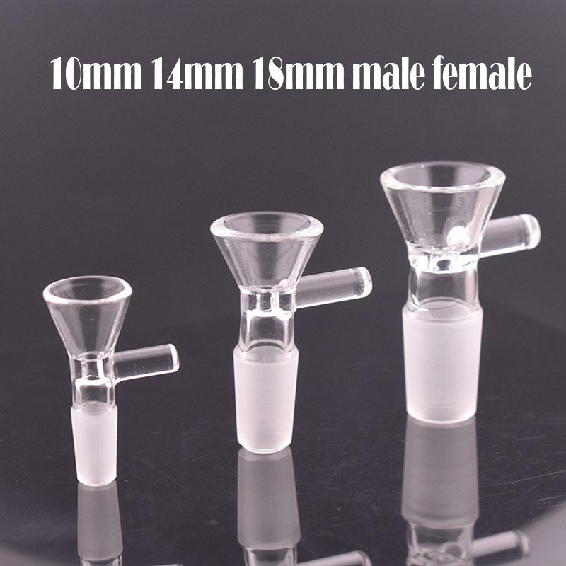 Smoking Pipe Funnel Glass Bowl Herb Dry Oil Burners with Handle 10mm 14mm 18mm Male Joint Dab Rig Bong Accessories 10pcs
Smoking Pipe Funnel Glass Bowl Herb Dry Oil Burners with Handle 10mm 14mm 18mm Male Joint Dab Rig Bong Accessories 10pcs