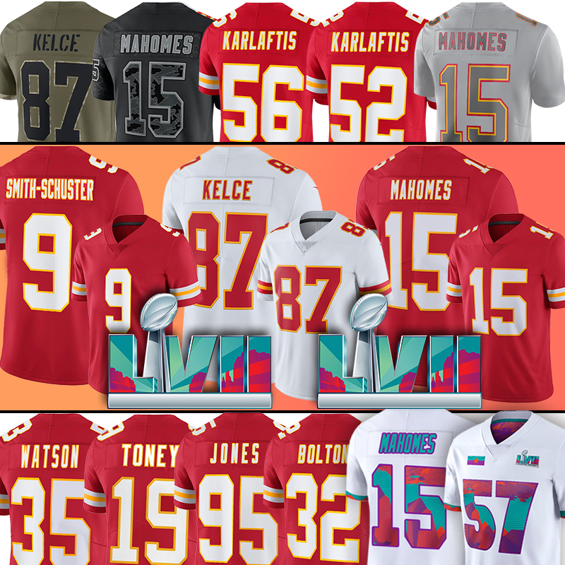 Kansas City Chiefs''15 Patrick Mahomes Football Jerseys Super Bowl LVII Travis Kelce Chris Jones Isiah Pacheco Carlos Dunlap Jaylen Watson Nick Bolton, Men(q z )
Kansas City Chiefs''15 Patrick Mahomes Football Jerseys Super Bowl LVII Travis Kelce Chris Jones Isiah Pacheco Carlos Dunlap Jaylen Watson Nick Bolton, Men(q z )
