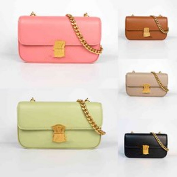 Factory Direct Sales of New Luxury Brand Bags Wholesale Triumphal Armpit Chain Strap Women's Versatile High Sense Leather Single Shoulder De