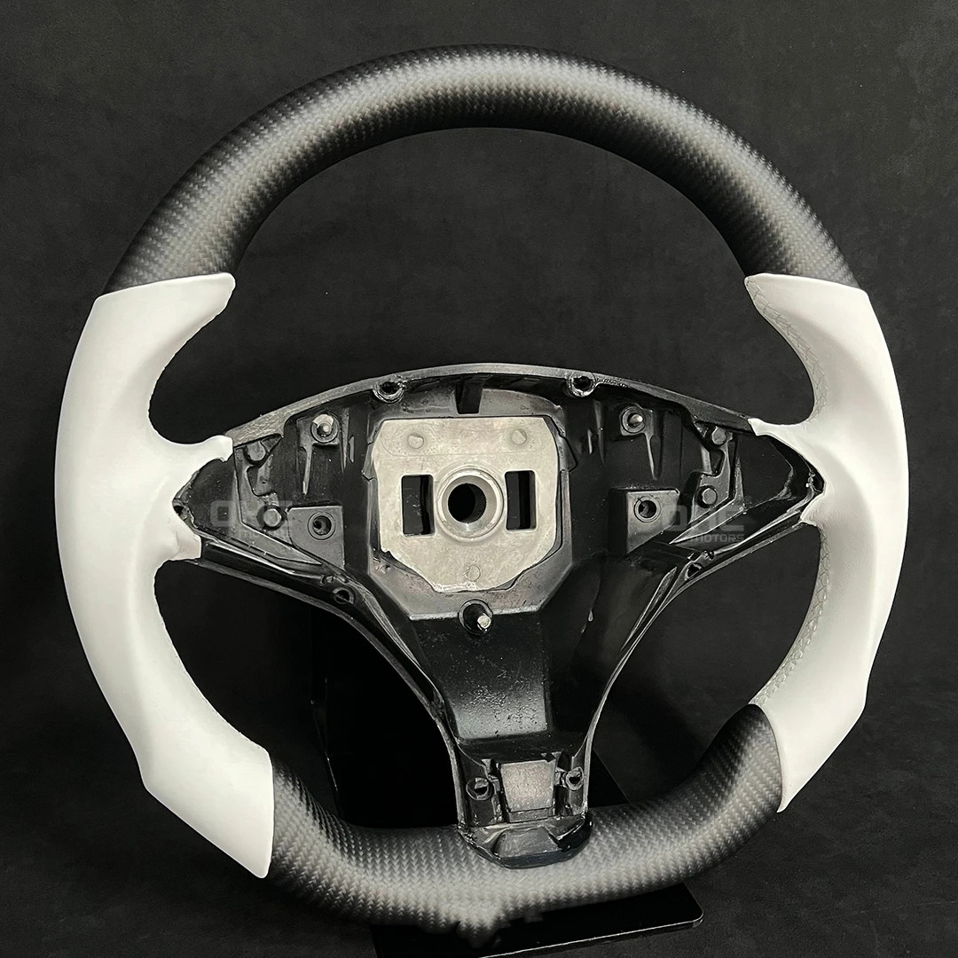 Carbon Fiber LED Driving Wheel for Tesla Model S LED Performance Steering Wheel