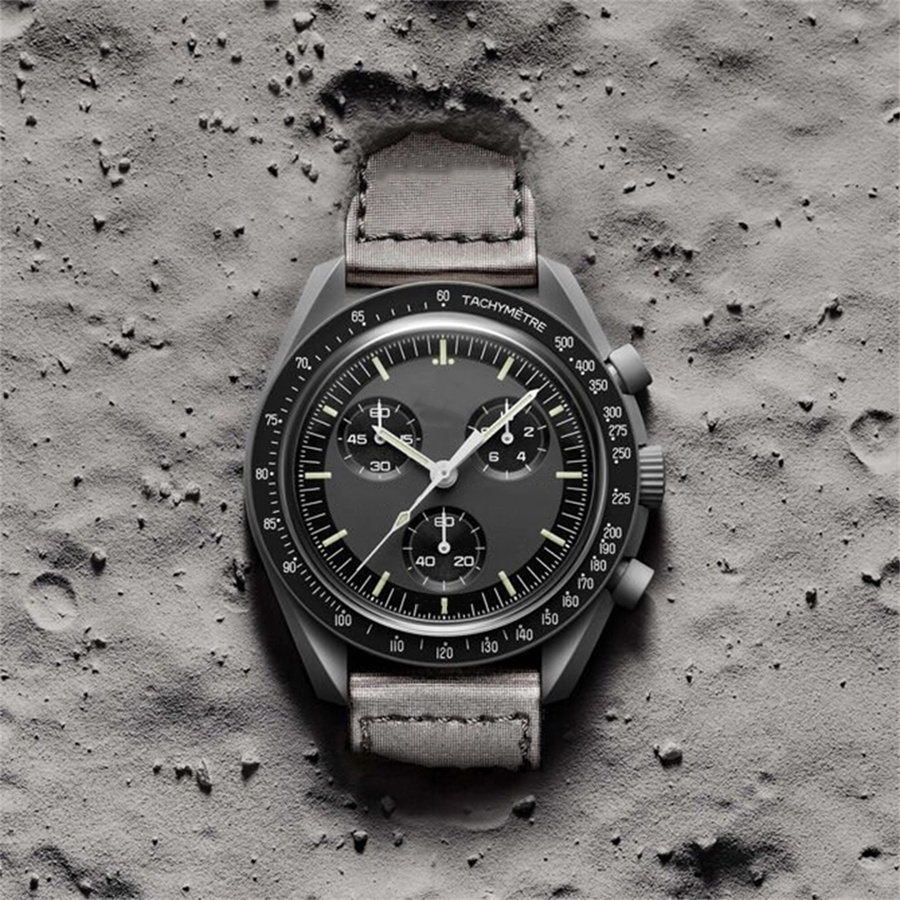Moonswatch Bioceramic Planet Moon Men's Watches Full Function Quarz Chronograph designer Watch Mission To Mercury 42mm Luxury Watch Limited Edition Wristwatches, Al001
Moonswatch Bioceramic Planet Moon Men's Watches Full Function Quarz Chronograph designer Watch Mission To Mercury 42mm Luxury Watch Limited Edition Wristwatches, Al001