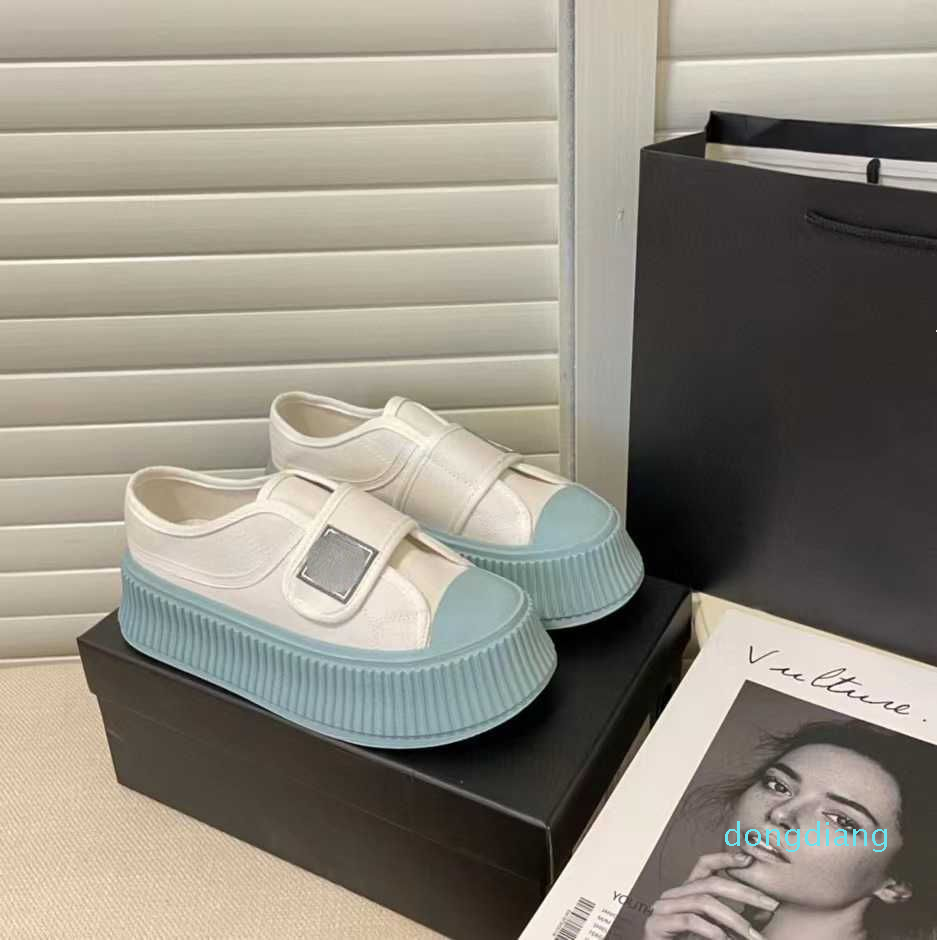 Brand casual cake thick soled canvas shoes 2023 autumn new high casual assorted color cookie shoes size -41, White & blue
Brand casual cake thick soled canvas shoes 2023 autumn new high casual assorted color cookie shoes size -41, White & blue