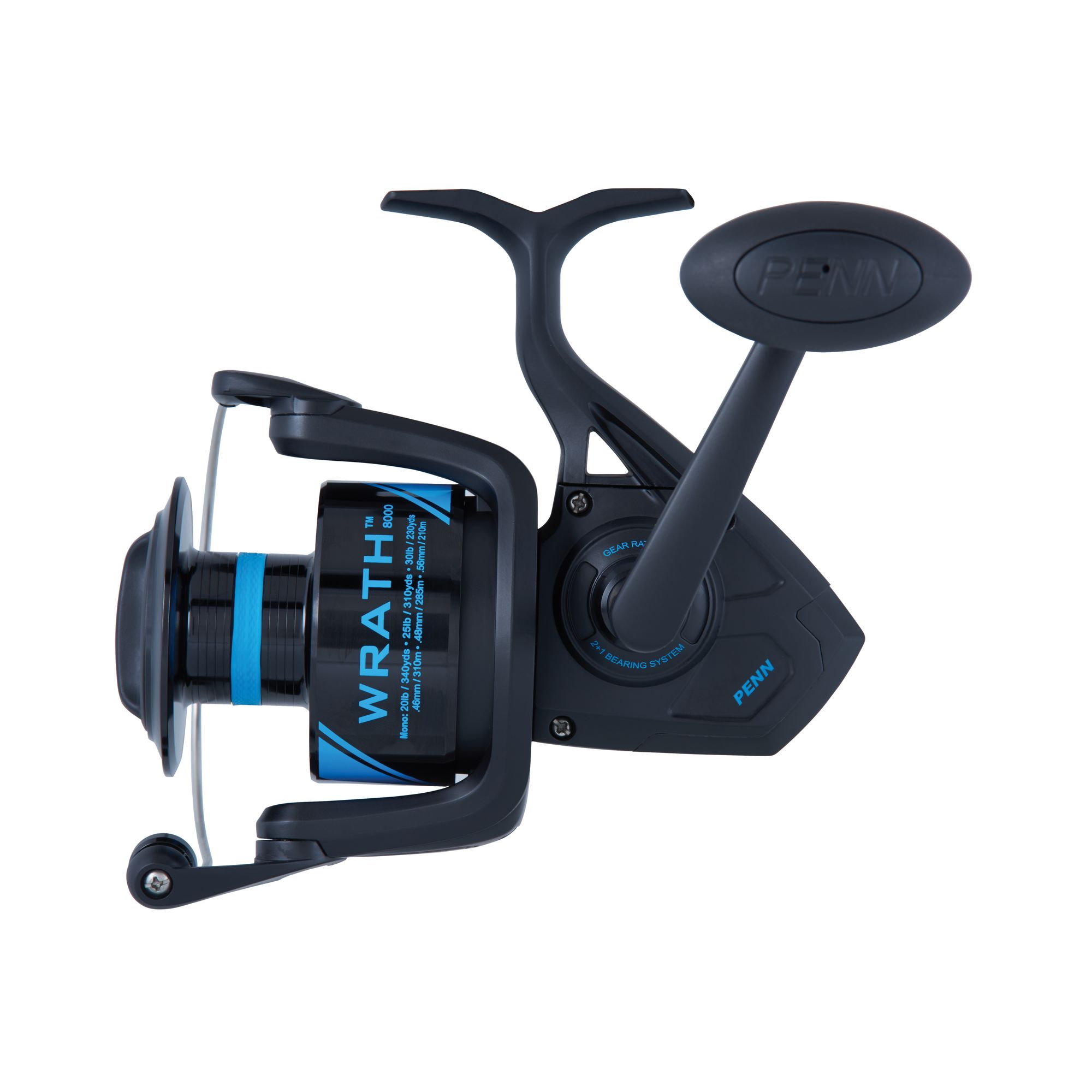 PENN Wrath Spinning Inshore/Nearshore Fishing Reel, Size 6000