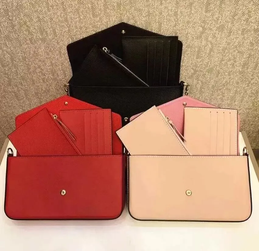 3-piece set luxurys Should Bag Fashion Tote Purse Wallet Crossbody Bags Small Chain Purse Designer bags Cosmetic bag 
3-piece set luxurys Should Bag Fashion Tote Purse Wallet Crossbody Bags Small Chain Purse Designer bags Cosmetic bag