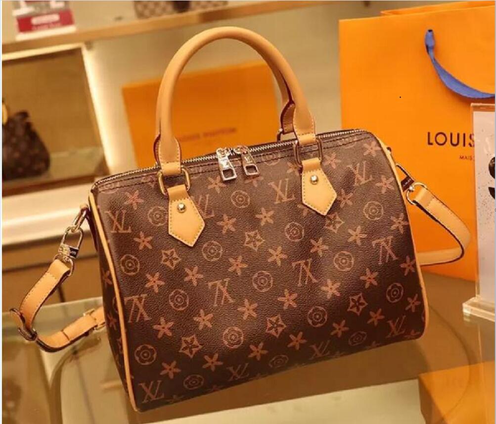 30CM Luxurys Designers Fashion women bag Shoulder Bags Lady Totes handbags Speedy With Key Lock Shoulder Strap Dust locklouise Purse vutton Crossbody viuton Bag, Coffee
30CM Luxurys Designers Fashion women bag Shoulder Bags Lady Totes handbags Speedy With Key Lock Shoulder Strap Dust locklouise Purse vutton Crossbody viuton Bag, Coffee