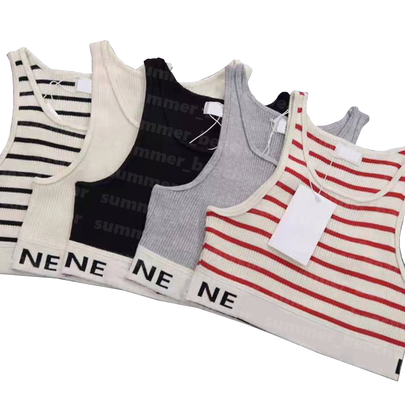 Women Crop Top Tees Breathable Knits Vest Spring Summer Yoga Tops Sexy Short Tank Top