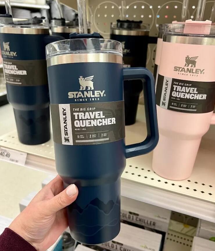 Stanley 40oz Tumblers Cups With Handle Lids Straws Stainless Steel Coffee Tumbler Termos Big Capacity Car Mugs Water Bottles With Logo In 16 Colors 0201, Multi-color
Stanley 40oz Tumblers Cups With Handle Lids Straws Stainless Steel Coffee Tumbler Termos Big Capacity Car Mugs Water Bottles With Logo In 16 Colors 0201, Multi-color