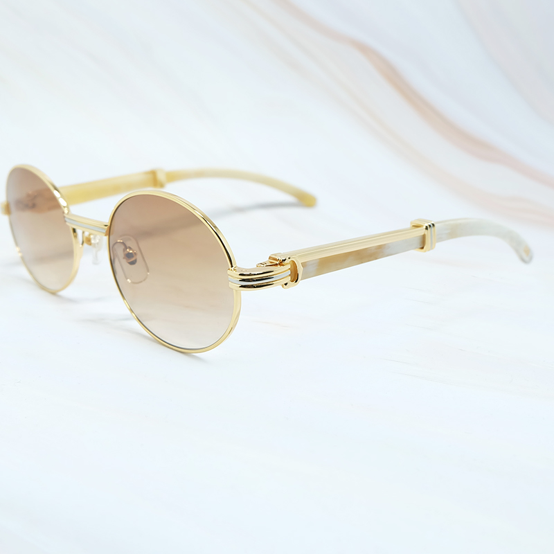 Natural Buffalo Horn Sun Cycg Sunglasses Mens Deisgner Carter Shades Eyewear Men And Women Glasses