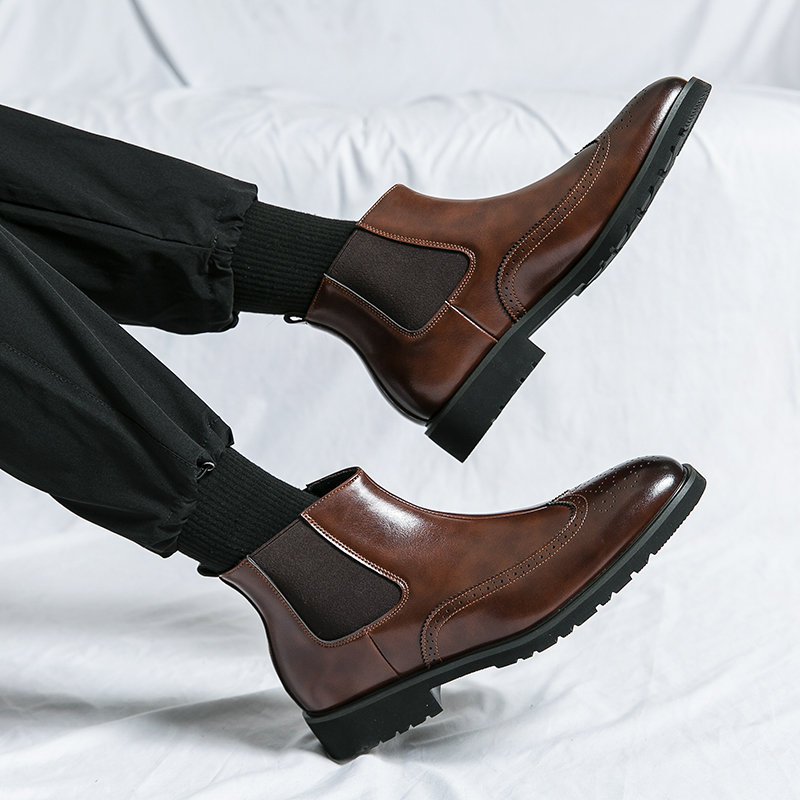 Red Chelsea Men Short Boots New Arrivals Slip-On Square Toe Cowboy Business Handmade Fashion, Clear
Red Chelsea Men Short Boots New Arrivals Slip-On Square Toe Cowboy Business Handmade Fashion, Clear