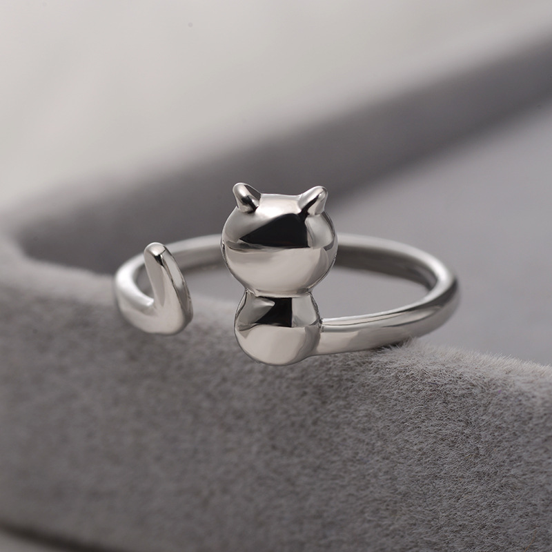 Fashion Women Finger Rings Pet Cat Open Design Copper Minimalist Ring Wedding Party Adjustable Ring Jewelry Gift
Fashion Women Finger Rings Pet Cat Open Design Copper Minimalist Ring Wedding Party Adjustable Ring Jewelry Gift
