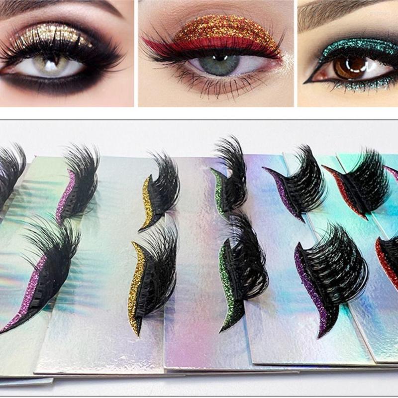 False Eyelashes Thick Messy Lashes With Glitter Eyeliner Eyelash Stickers Stage Reusable Double Eyelid Sticker Cat Eye Makeup
False Eyelashes Thick Messy Lashes With Glitter Eyeliner Eyelash Stickers Stage Reusable Double Eyelid Sticker Cat Eye Makeup