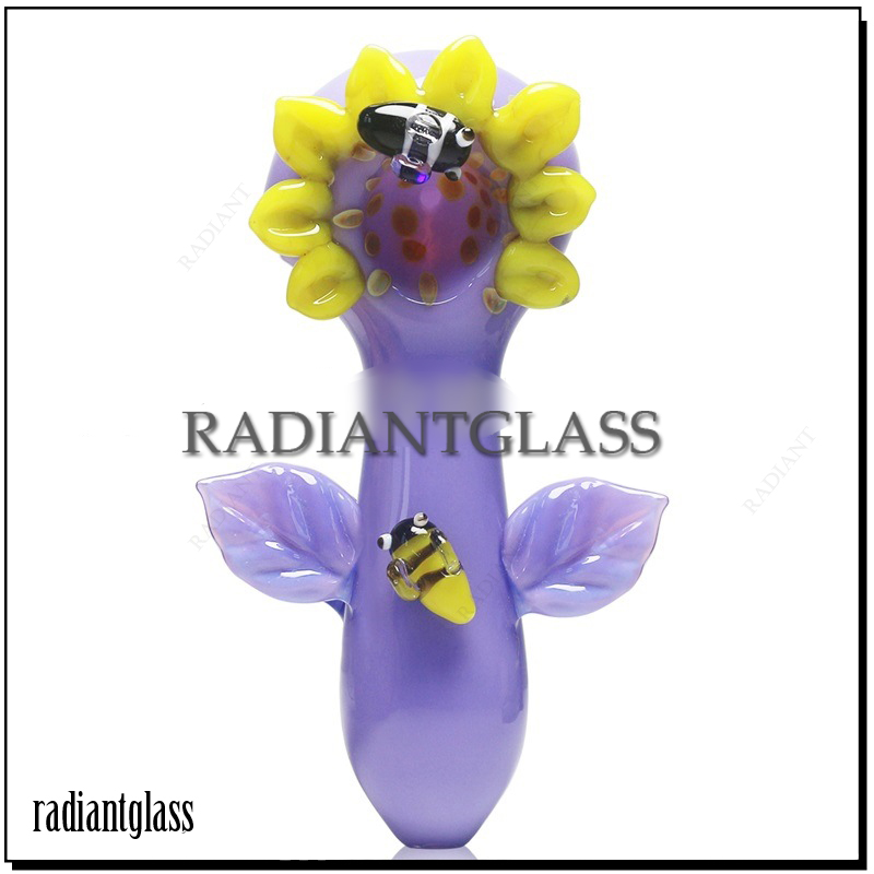 Smoking Glass Pipe beautiful Sunflower Shape Hand Spoon Pipes Colorful Tobacco Pipes Wholesale
Smoking Glass Pipe beautiful Sunflower Shape Hand Spoon Pipes Colorful Tobacco Pipes Wholesale