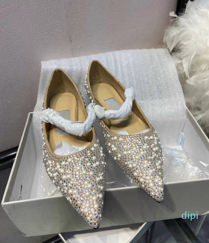 Women Wedding Dress Shoes party birthday gift Luxury designer womens pumps genuine leather bing sparkling ballet baily pearl pump flat/high heels Super quality
Women Wedding Dress Shoes party birthday gift Luxury designer womens pumps genuine leather bing sparkling ballet baily pearl pump flat/high heels Super quality