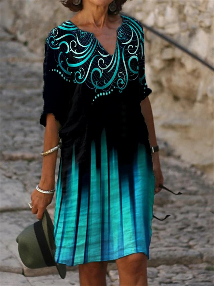 Casual Dresses Large sizes dresses elegant women dresses fashion loose dresses ladies 230131