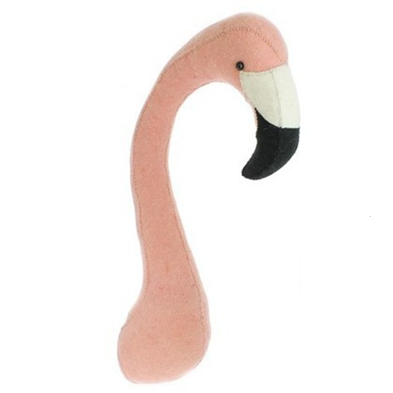 Wall Decor INS Felt Animal Head Wall Decor Plush Toys Giraffe Elephant Nursery Wall Hanging Felt Handmade Head Children Girl Room Decor 230131