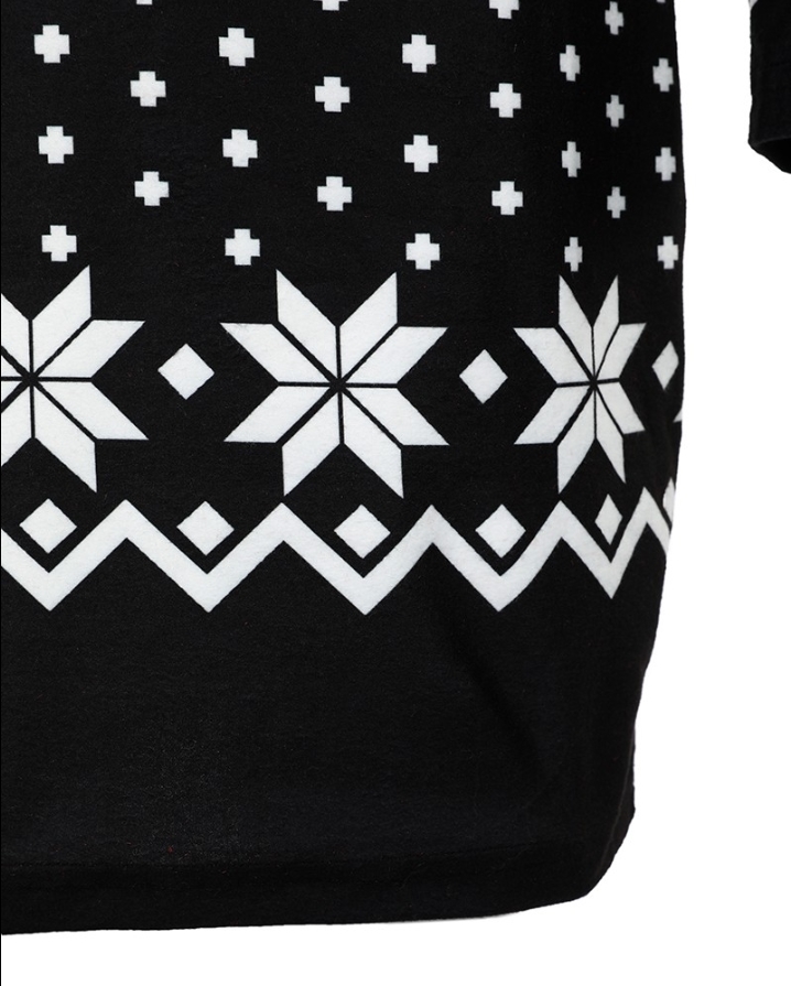 Casual Dresses Christmas Women's Dresses Autumn Long Sleeve Fashion Snowflake Elk Print Casual O-Neck Daily Skinny Mini Dress 230131