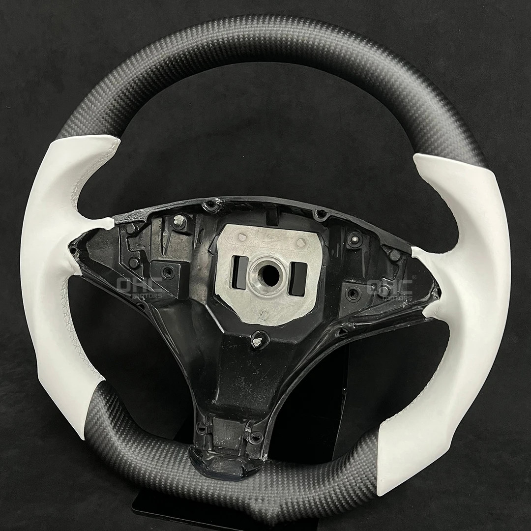 Carbon Fiber LED Driving Wheel for Tesla Model S LED Performance Steering Wheel