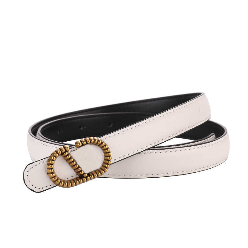New Smooth Buckle Cowhide Belt Luxury Designer Women Belts Width 1.8CM Jeans Dress Fashion Thin Waist Belt Wholesale, As shown
New Smooth Buckle Cowhide Belt Luxury Designer Women Belts Width 1.8CM Jeans Dress Fashion Thin Waist Belt Wholesale, As shown