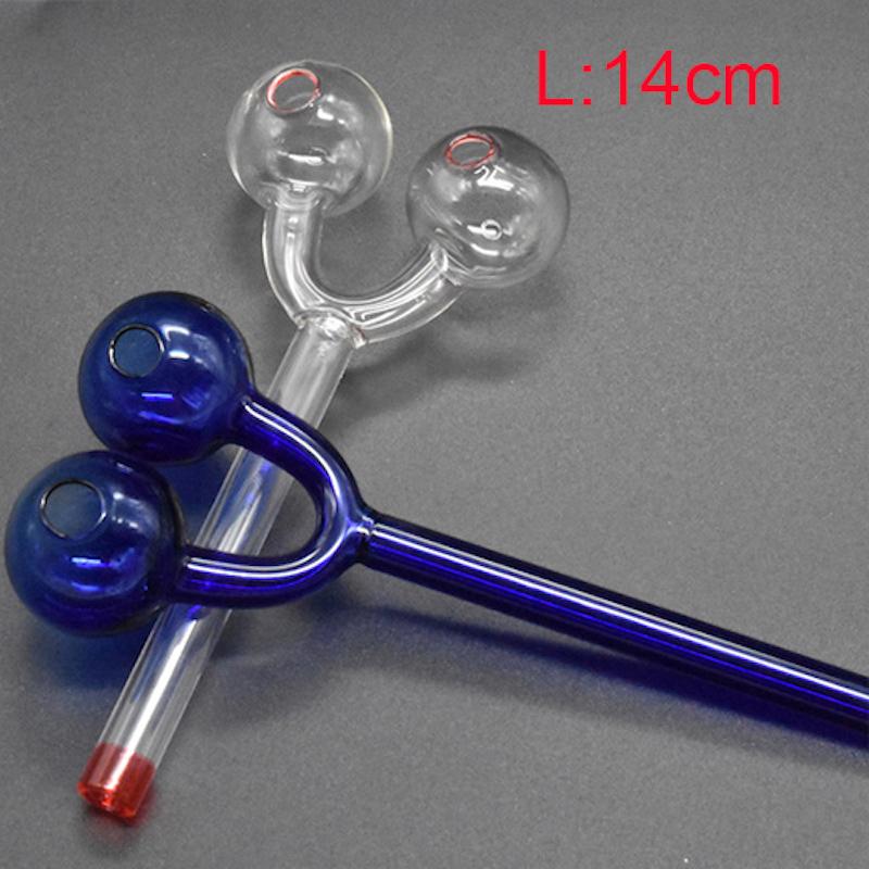 Wholesale Colorful 14cm L Glass Oil Burner Pipes Double Smoking Glass Bowl Hand Oil tube Pipes
Wholesale Colorful 14cm L Glass Oil Burner Pipes Double Smoking Glass Bowl Hand Oil tube Pipes