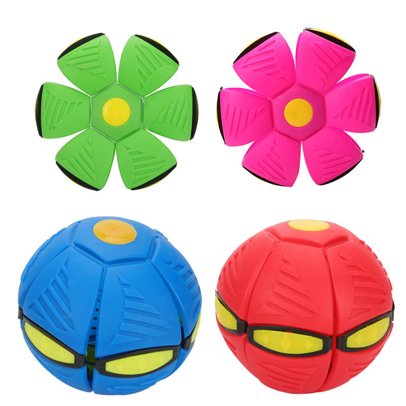 

Flying UFO Flat Throw Disc Ball Magic Ball Toy Kid Outdoor Garden Beach Game Children's sports balls