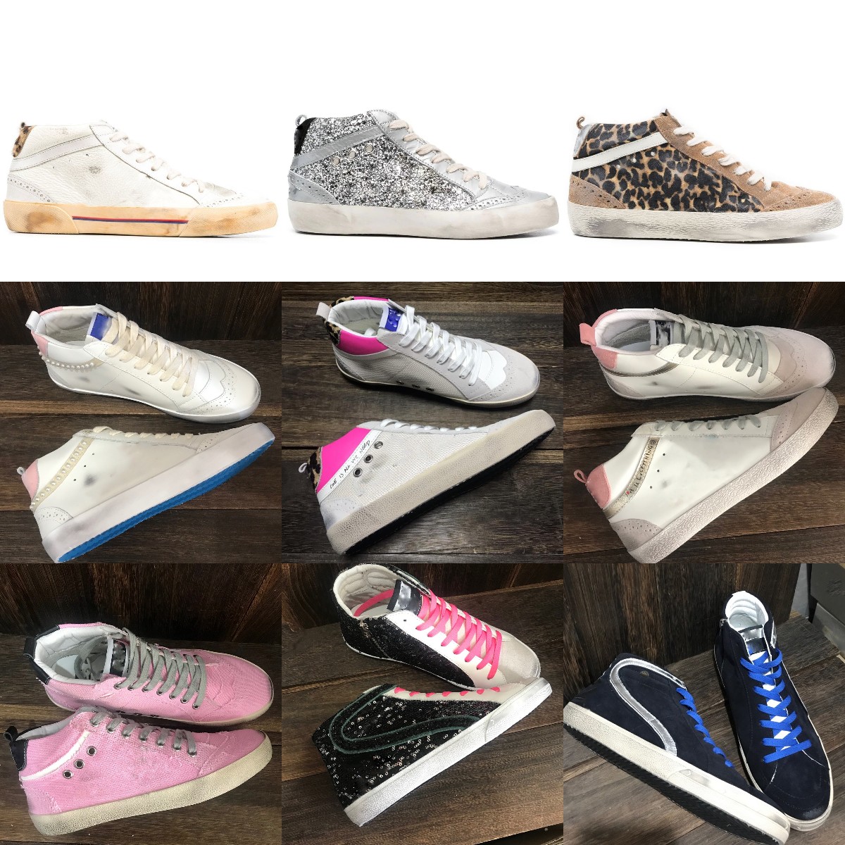 Designer#Golden#goose#sneskers New release Italy brand Golden Mid Slide Star High-top Shoes Women Sneakers Classic Leopard White Do-old Dirty Designer Shoes, Star14 blue star
Designer#Golden#goose#sneskers New release Italy brand Golden Mid Slide Star High-top Shoes Women Sneakers Classic Leopard White Do-old Dirty Designer Shoes, Star14 blue star