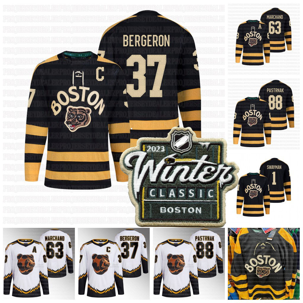 Bruins 2023 Jersey Milan Lucic Patrice Bergeron David PastrnaK Brad Marchand Charlie Coyle McAvoy Jeremy Swayman Linus Ullmark Boston Kevin Shattenkirk, Away jersey womens s-xxl