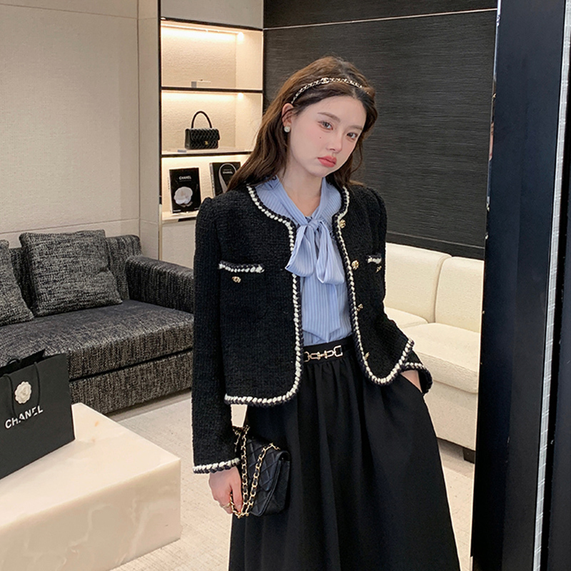 Womens Jackets Vintage Jacket Korean Fashion Black Chic Office Ladies Casual Elegant Long Sleeve Single Breasted Coat Female Blazer 230131