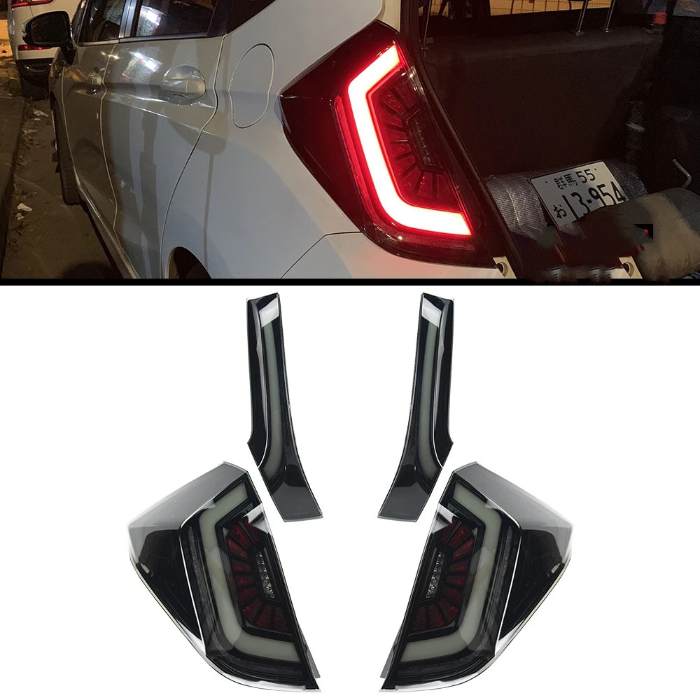 Taillights For GK5 JAZZ Honda Fit Tail Light 20 14-20 19 LED DRL Style Running Signal Brake Reversing Parking Lighthouse Facelift
Taillights For GK5 JAZZ Honda Fit Tail Light 20 14-20 19 LED DRL Style Running Signal Brake Reversing Parking Lighthouse Facelift