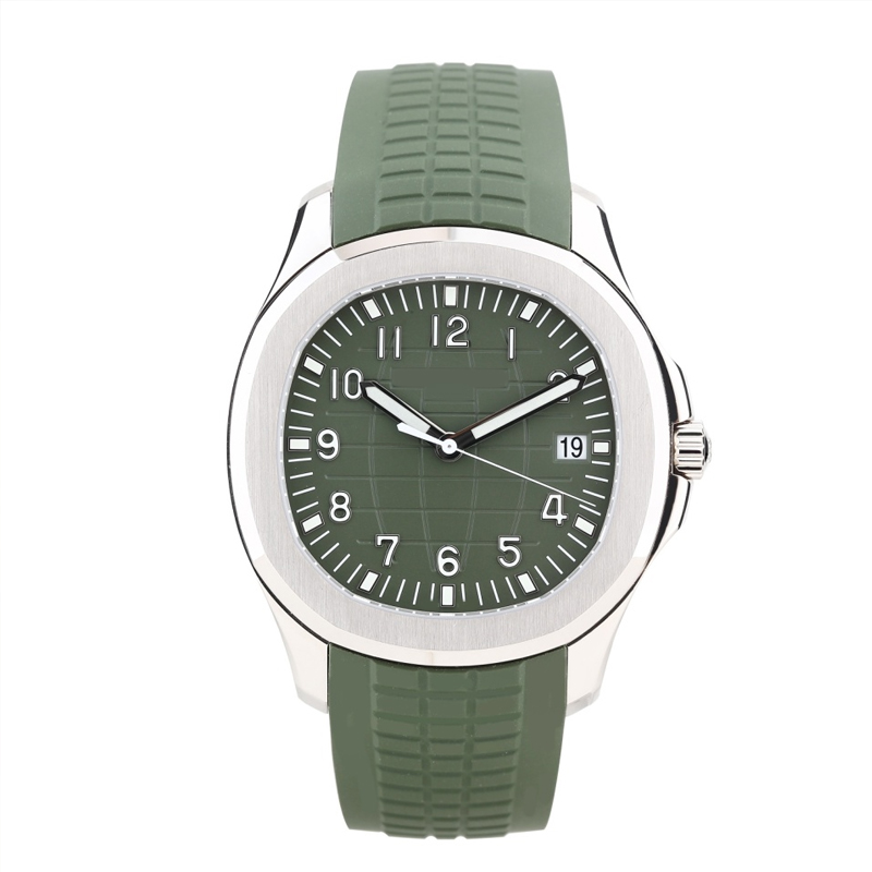 Mens watches Elegant movement Automatic movement Pat 40mm comfortable rubber strap waterproof Auto Date luminous wristwatches montre de luxe watch AQUANAUT
Mens watches Elegant movement Automatic movement Pat 40mm comfortable rubber strap waterproof Auto Date luminous wristwatches montre de luxe watch AQUANAUT