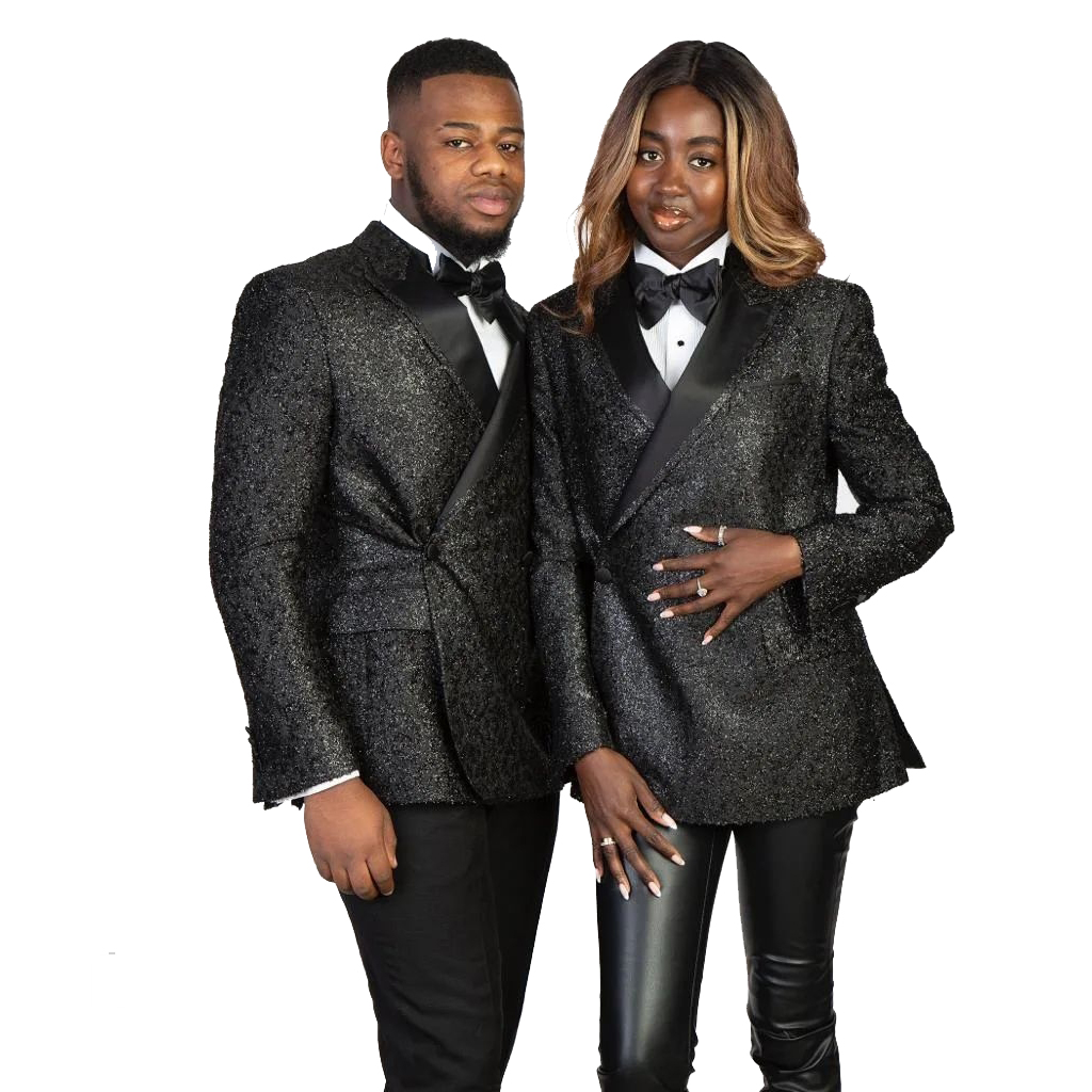 Spring Shiny Men Wedding Tuxedos Sparkly Double Breasted Blazer Outfits Business Formal Wear Only One Jacket