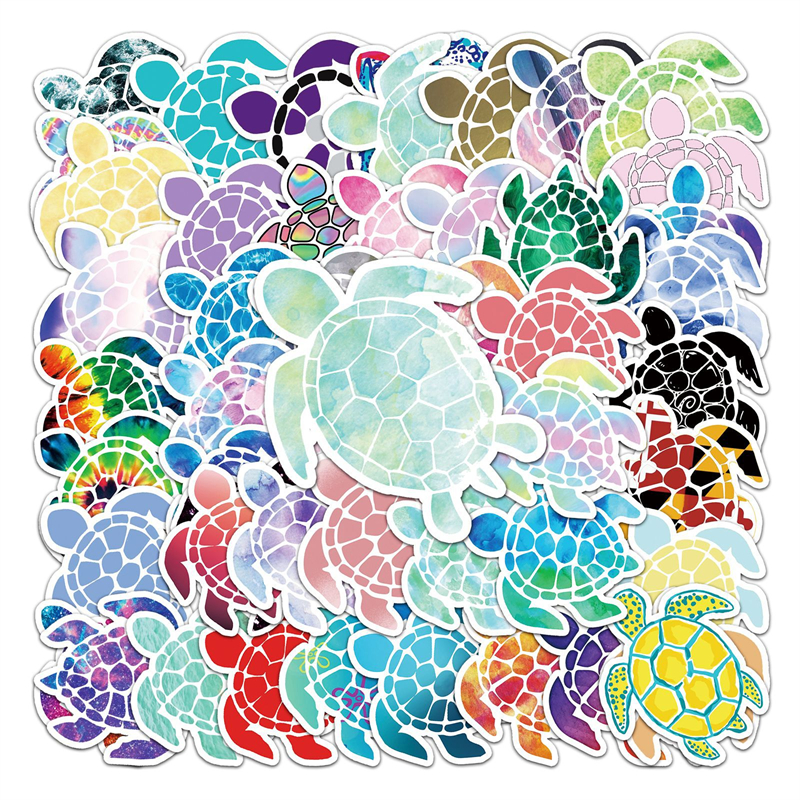50pcs Sea Turtle Stickers Waterproof Ocean Turtle Stickers Summer Colorful Stickers TZ-HG-334, Multi colors
50pcs Sea Turtle Stickers Waterproof Ocean Turtle Stickers Summer Colorful Stickers TZ-HG-334, Multi colors