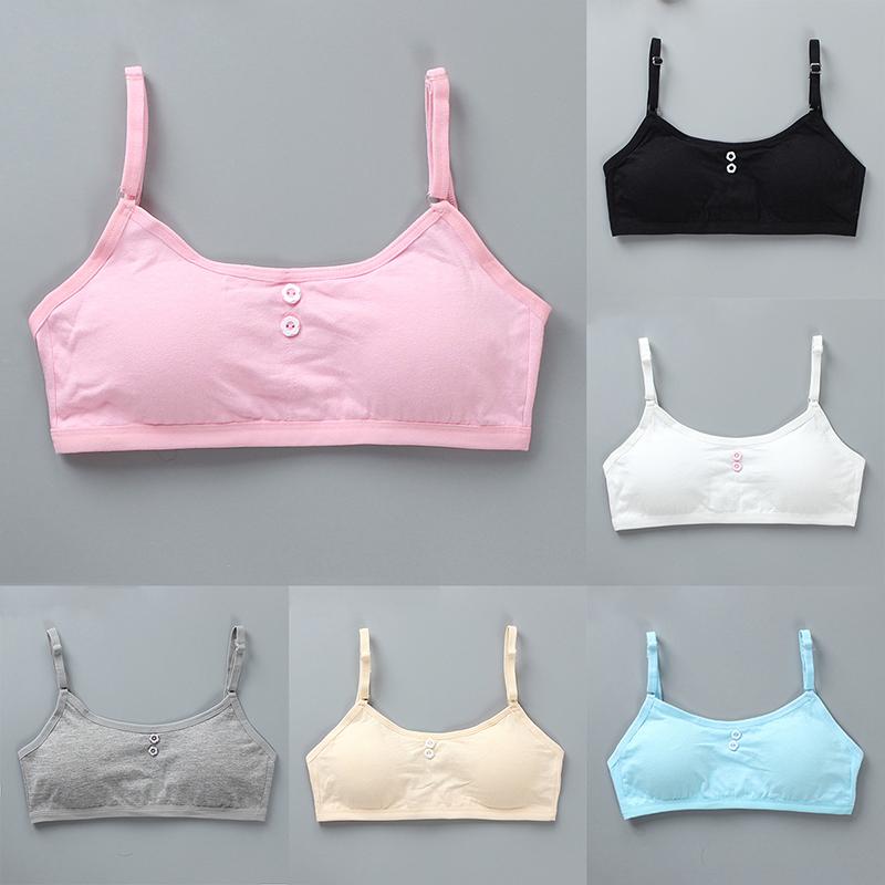 Bras Girl's Cotton Training Bra Students Detachable Chest Pad Sports Girls Underwear Camisole Girl Tube Top Daily FitnessBras, Black
Bras Girl's Cotton Training Bra Students Detachable Chest Pad Sports Girls Underwear Camisole Girl Tube Top Daily FitnessBras, Black