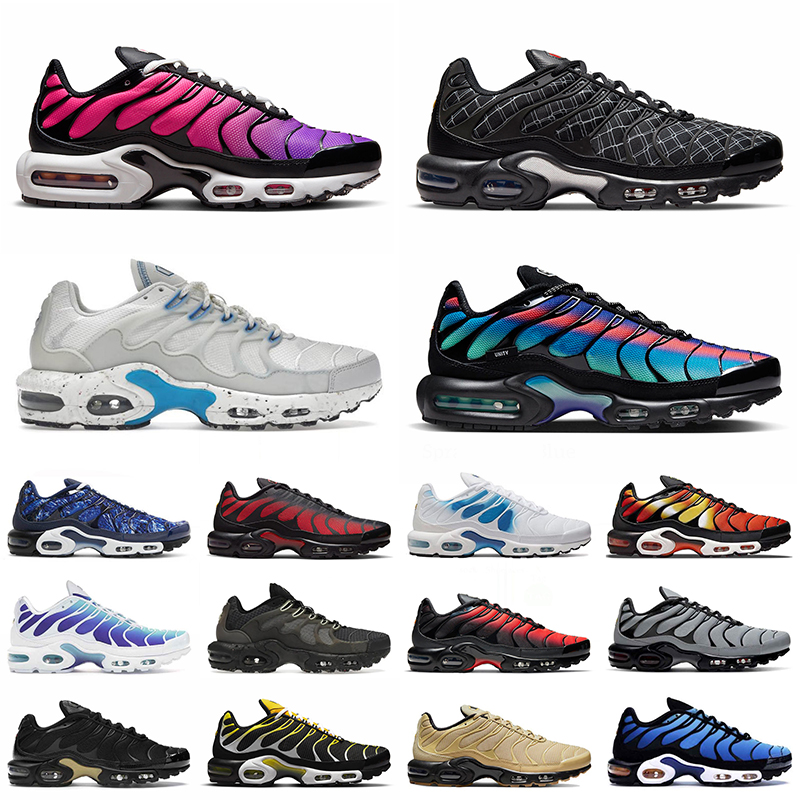 Top Fashion Tn Plus Tns Terrascape Running Shoes Retro Womens Mens Gold Bullet Oreo Fade Blue Fury Bleached Aqua Unity Snakeskin Sports Trainers Sneakers Big Size 46, 40-46 black university blue 
Top Fashion Tn Plus Tns Terrascape Running Shoes Retro Womens Mens Gold Bullet Oreo Fade Blue Fury Bleached Aqua Unity Snakeskin Sports Trainers Sneakers Big Size 46, 40-46 black university blue