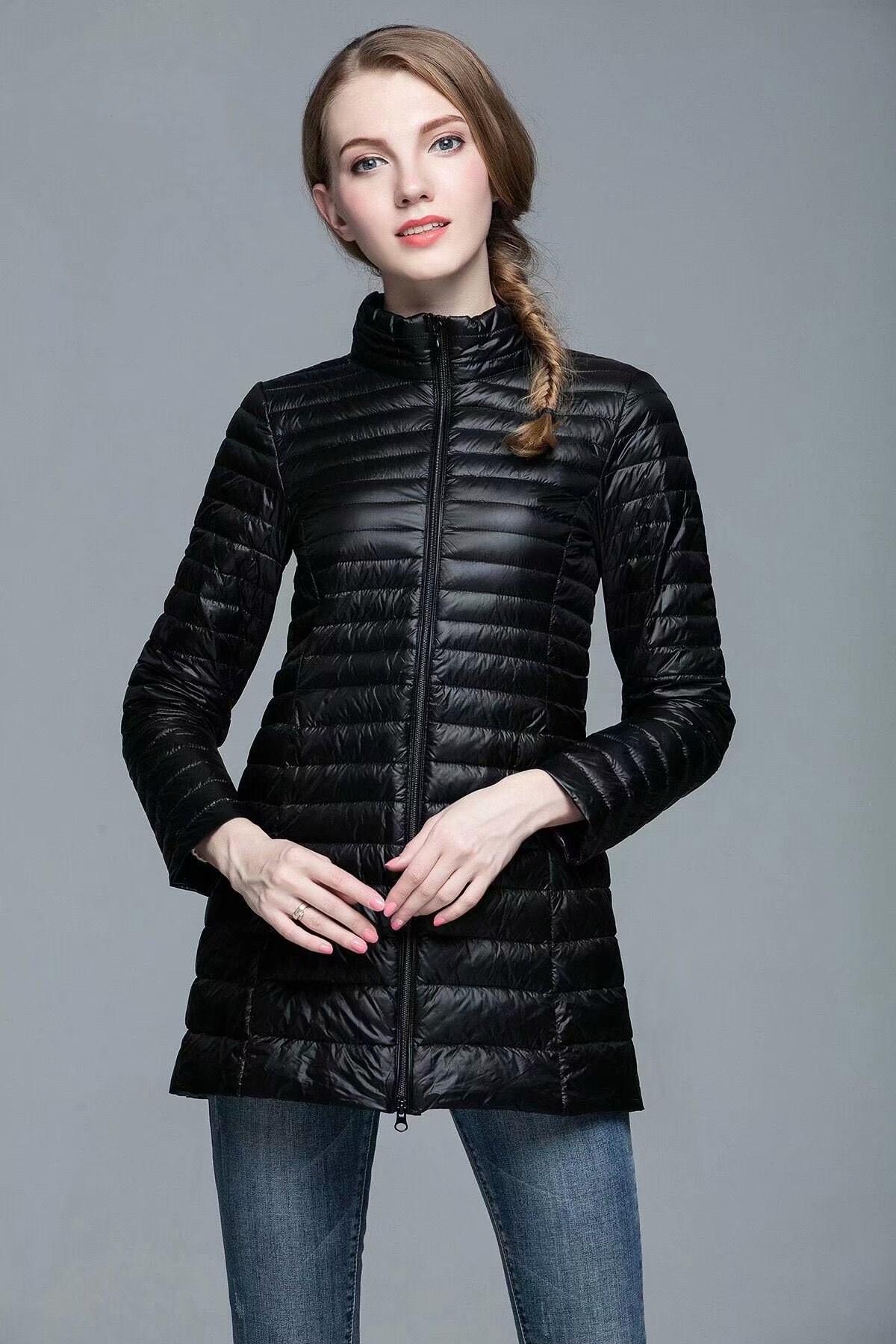 Women Winter Down Jackets Stand Collar Ultra Light Long Duck Down coats Slim Portable Windproof Female Puffy Warm Outerwear Down Coats
Women Winter Down Jackets Stand Collar Ultra Light Long Duck Down coats Slim Portable Windproof Female Puffy Warm Outerwear Down Coats