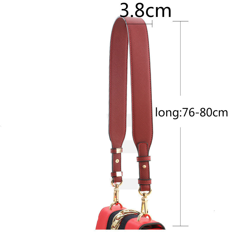 Bag Luggage Making Materials Quality Leather Shoulder Strap Fashion Accessories Diy Cross Body Adjustable Belt Solid Replacement Obag 230201
