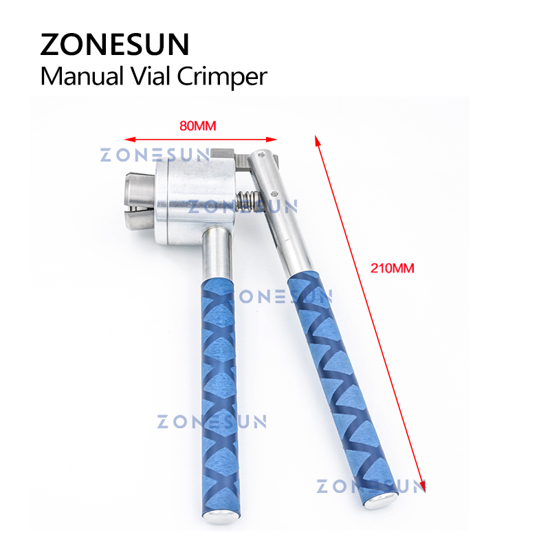 ZONESUN Perfume Bottle Sealing Machine Crimper Manual Handheld Vial Capping Spray Caps Sealing Tool Aluminum Alloy ZS-PBC1
ZONESUN Perfume Bottle Sealing Machine Crimper Manual Handheld Vial Capping Spray Caps Sealing Tool Aluminum Alloy ZS-PBC1