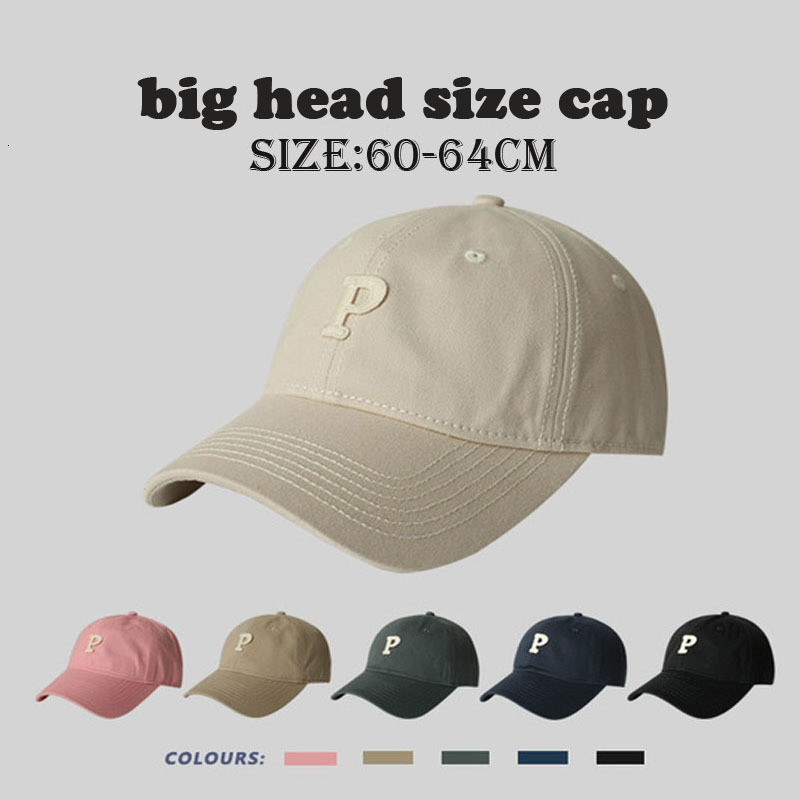 Ball Caps Unisex Big Size Cotton Baseball for Men Tops Letter P Autumn Outdoor Hat Sport Korea Causal Bob 230202, S brown
Ball Caps Unisex Big Size Cotton Baseball for Men Tops Letter P Autumn Outdoor Hat Sport Korea Causal Bob 230202, S brown
