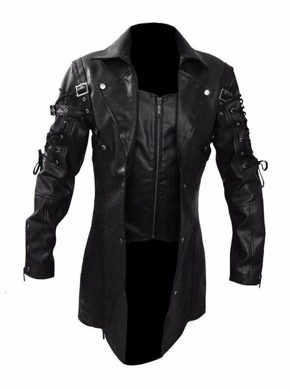 Men's Trench Coats Solid Color Motorcycle EU Size Jacket Trend Casual Steampunk Gothicgothic Leather Maroon Black Coat 230202
Men's Trench Coats Solid Color Motorcycle EU Size Jacket Trend Casual Steampunk Gothicgothic Leather Maroon Black Coat 230202