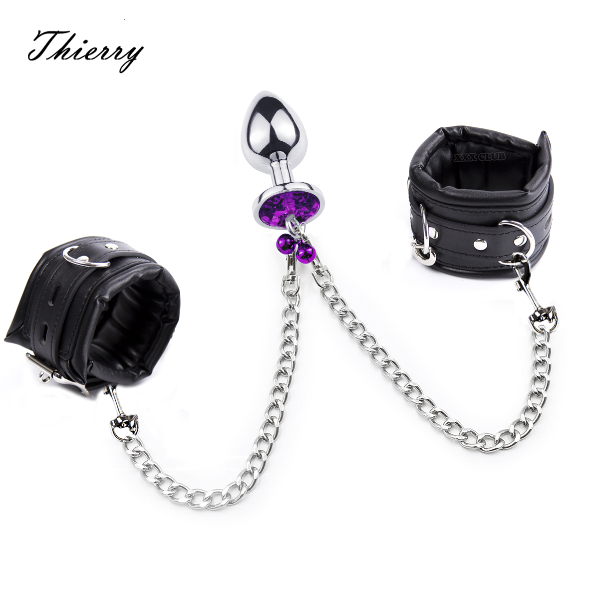 

Adult Toys Thierry Anal Plug to Wrist Bondage Kit Gay Fetish Tail Plug Handcuffs Adult Games Product Bdsm Sex Toys for Men Women Restraints 230202