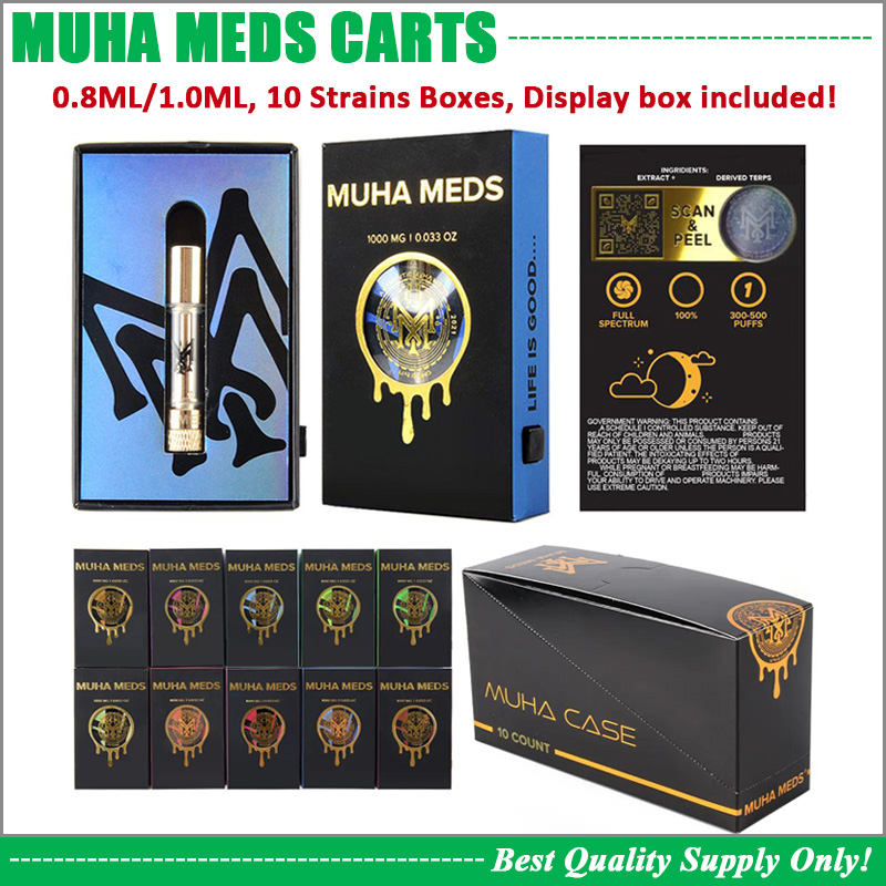 Premium MUHA MEDS CARTRIDGE CARTS 0.8ML 1.0ML Pyrex Glass Atomizer Ceramic Coil Live Resin Thick Oil Tank Push Carts
Premium MUHA MEDS CARTRIDGE CARTS 0.8ML 1.0ML Pyrex Glass Atomizer Ceramic Coil Live Resin Thick Oil Tank Push Carts
