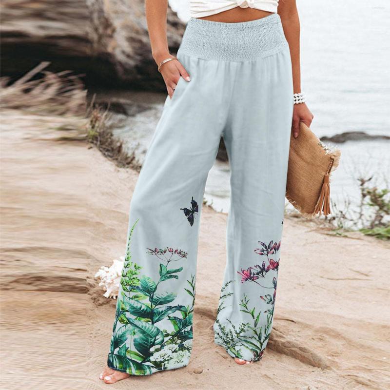 Women' Pants Top Sell Flower Printed High Waisted Pocket Loose Womenss Bell Bottom Wide Leg Lounge Trousers Cargo For Women Plus Size, Blue
Women' Pants Top Sell Flower Printed High Waisted Pocket Loose Womenss Bell Bottom Wide Leg Lounge Trousers Cargo For Women Plus Size, Blue