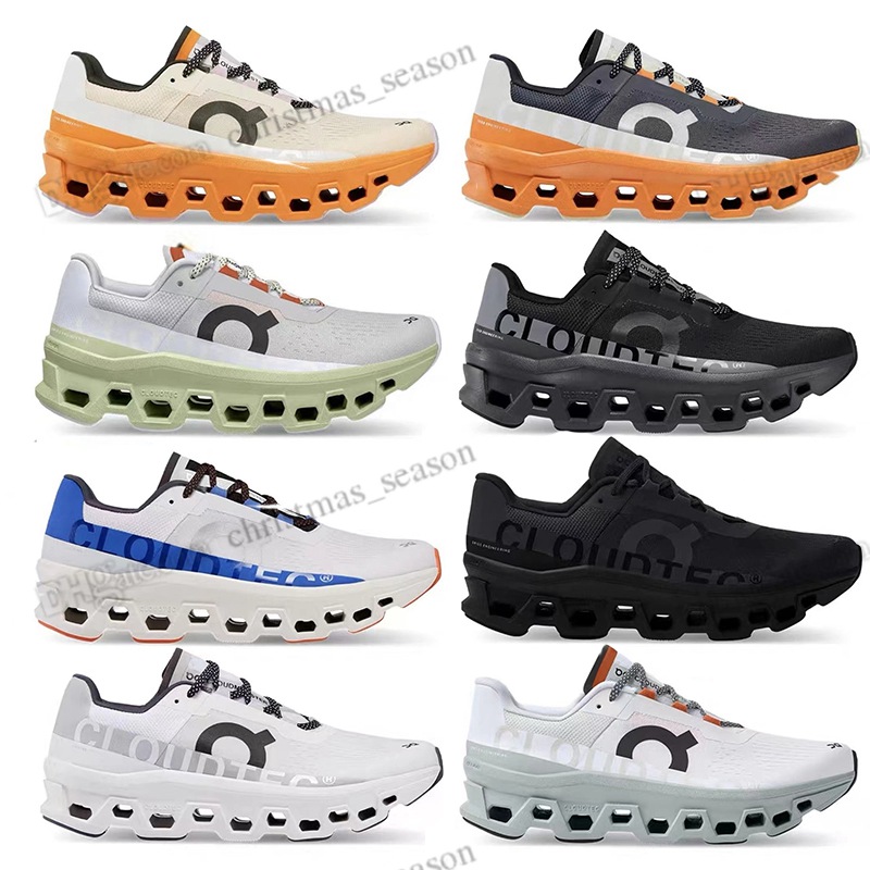 2023 Top On Cloudmonster Running Shoes Cloud X CloudPrime Men Women Ash Green Frost Cobalt Eclipse Turmeric White Violet Amber Ginger Sport Runner Sneakers Trainers