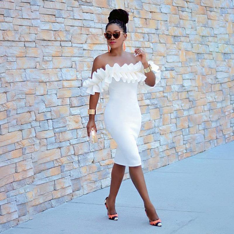Casual Dresses White Tight Flounced Edge Midi Dress Summer Sexy Chic Party For Women Drophipping & Wholesale Items Business No.221
Casual Dresses White Tight Flounced Edge Midi Dress Summer Sexy Chic Party For Women Drophipping & Wholesale Items Business No.221