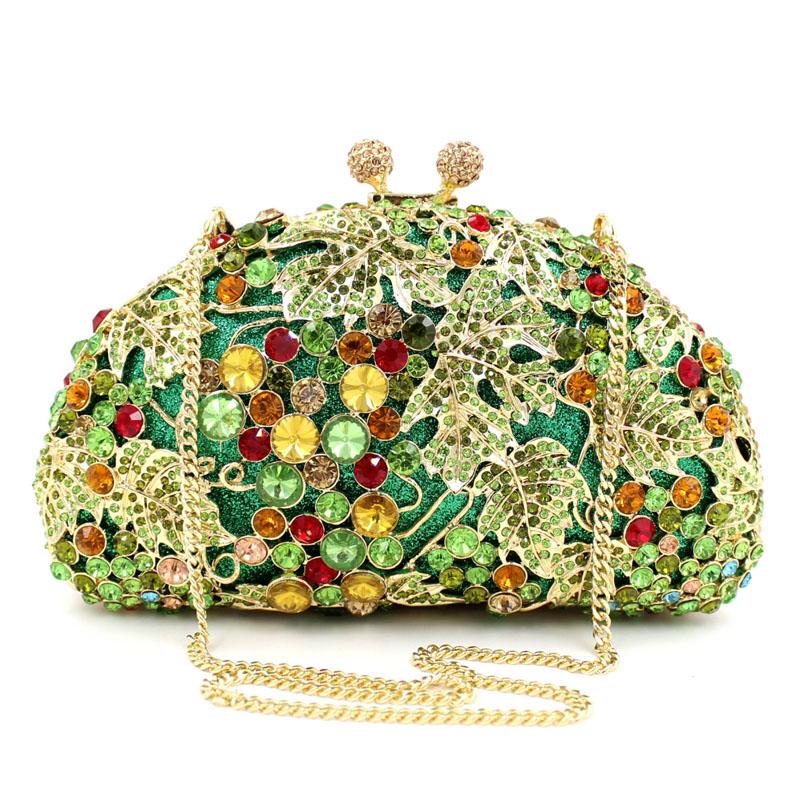Evening Bags 2023 Luxury Handbags Women Designer Diamond Flower Clutch Wallet Green Wedding Party Banquet Ladies S110
Evening Bags 2023 Luxury Handbags Women Designer Diamond Flower Clutch Wallet Green Wedding Party Banquet Ladies S110
