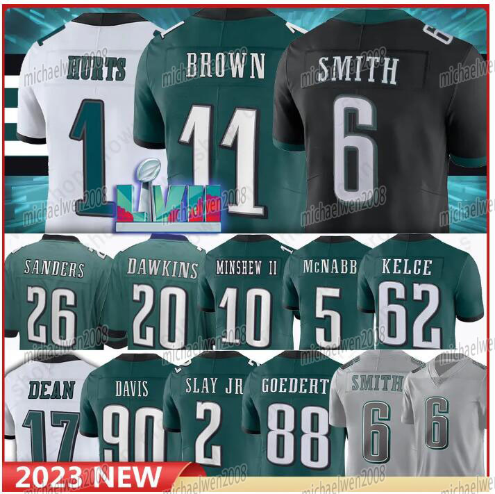 Philadelphia Jalen Hurts Football Jerseys Eagles''11 A.J. Brown Jason Kelce DeVonta Smith Gardner Minshew Darius Slay Jr Goedert Mailata Jake Elliott, Men
Philadelphia Jalen Hurts Football Jerseys Eagles''11 A.J. Brown Jason Kelce DeVonta Smith Gardner Minshew Darius Slay Jr Goedert Mailata Jake Elliott, Men