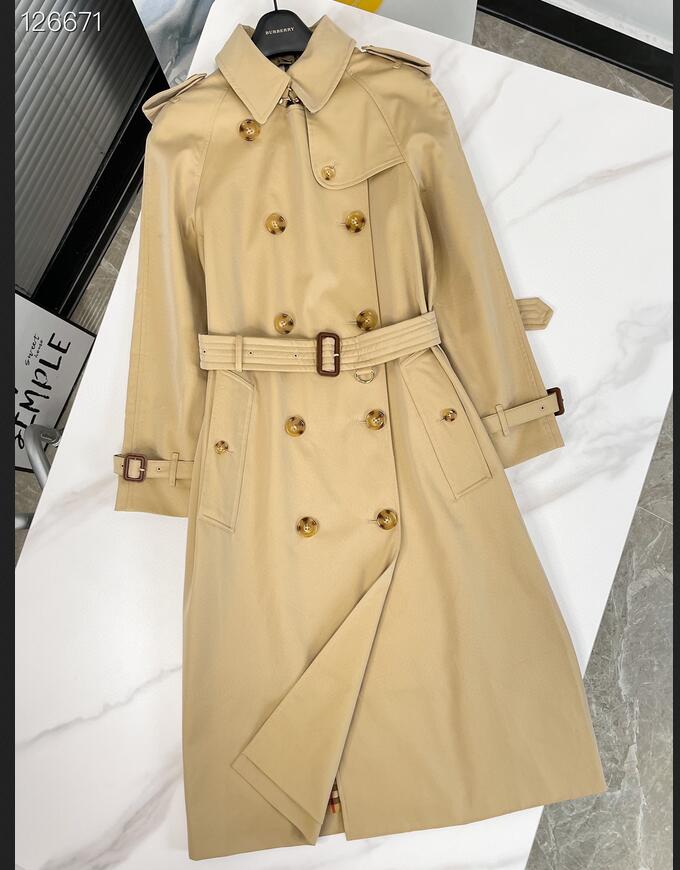NEW CLASSIC! women plus long style fashion trench coat/high quality England design trench/knee length loose fit trench coat WaterL500 size S-XXL