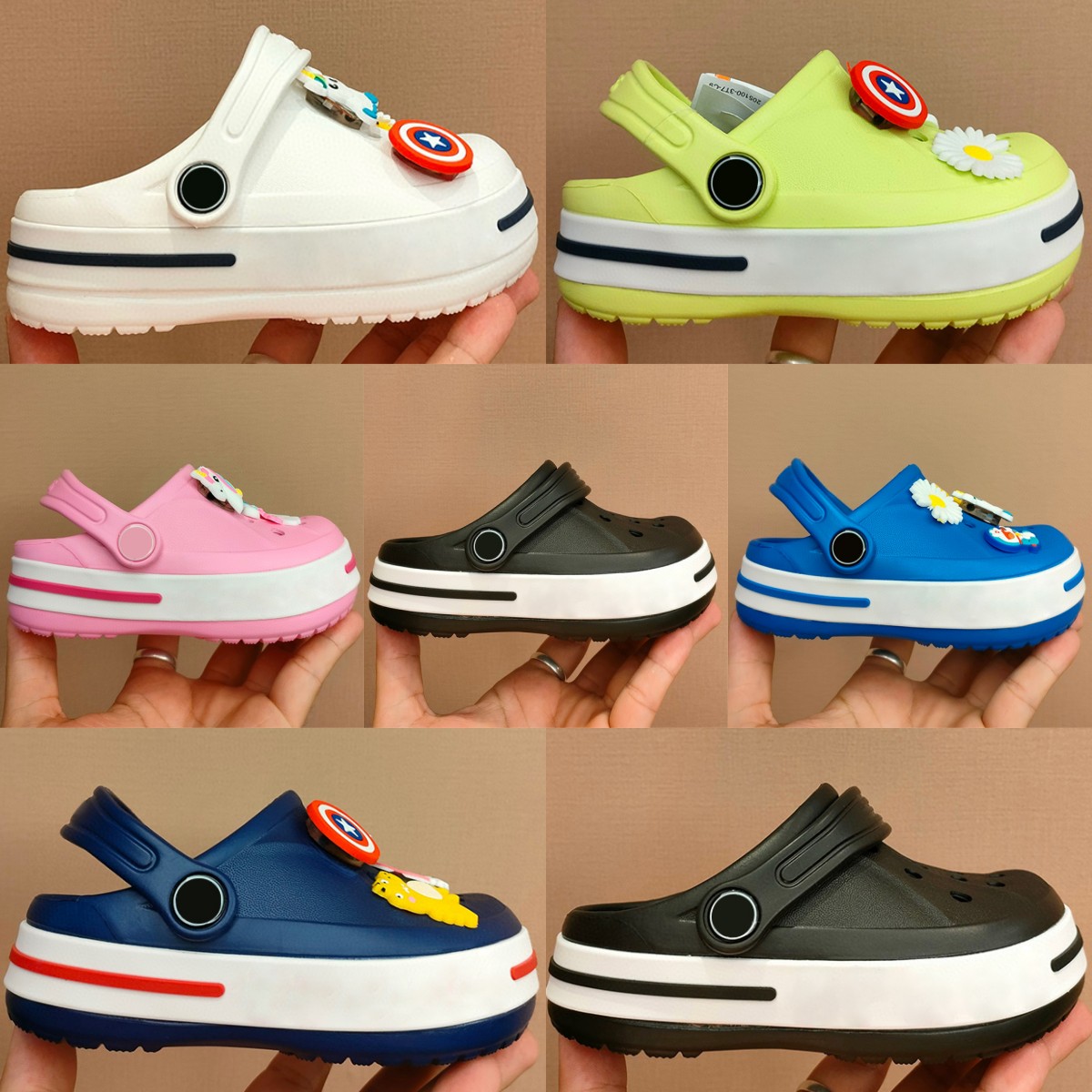 Kids Sandals Designer Toddlers croc Hole Slipper Clog Boys Girls Beach Shoes Infants Baby Casual Summer Youth Children Slides with Cute Cartoon Accessories s4fV#
Kids Sandals Designer Toddlers croc Hole Slipper Clog Boys Girls Beach Shoes Infants Baby Casual Summer Youth Children Slides with Cute Cartoon Accessories s4fV#