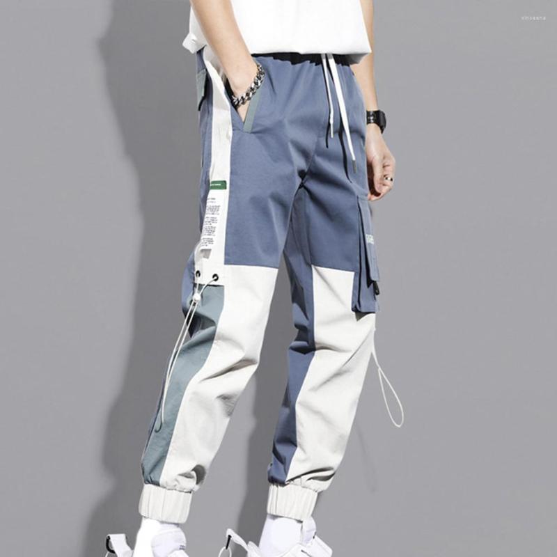 Men's Pants Stylish Men Harem Color Block Bottoms Mid Waist Lace-up Washable Jogging For Dating, White
Men's Pants Stylish Men Harem Color Block Bottoms Mid Waist Lace-up Washable Jogging For Dating, White