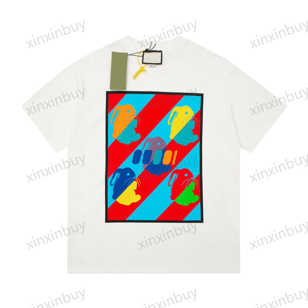 xinxinbuy Men designer Tee t shirt 23ss paris Color rabbit pattern print short sleeve cotton women black Beige green white XS-XL, 01
xinxinbuy Men designer Tee t shirt 23ss paris Color rabbit pattern print short sleeve cotton women black Beige green white XS-XL, 01