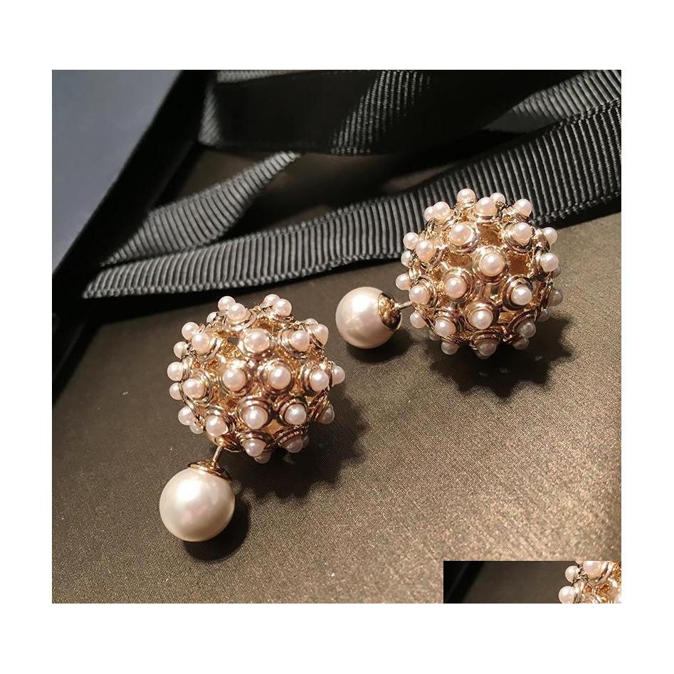Stud Fashion Unique Luxury Designer Lovely Pretty Hollow Pearl Earrings For Woman Girls Double Sided 925 Sier Post 1242 B3 Drop Deli Dhwni
Stud Fashion Unique Luxury Designer Lovely Pretty Hollow Pearl Earrings For Woman Girls Double Sided 925 Sier Post 1242 B3 Drop Deli Dhwni